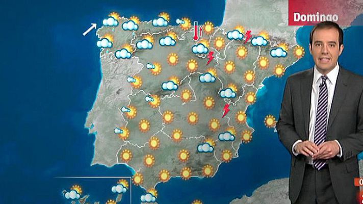 El tiempo - Temperaturas muy altas en el sur