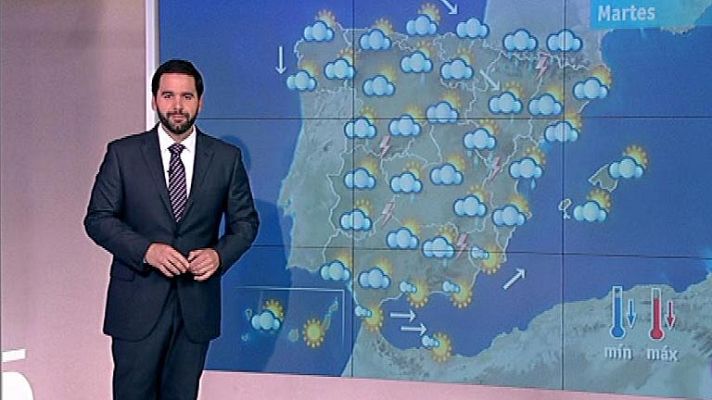 El tiempo - Un frente frío trae lluvias y bajada de temperaturas