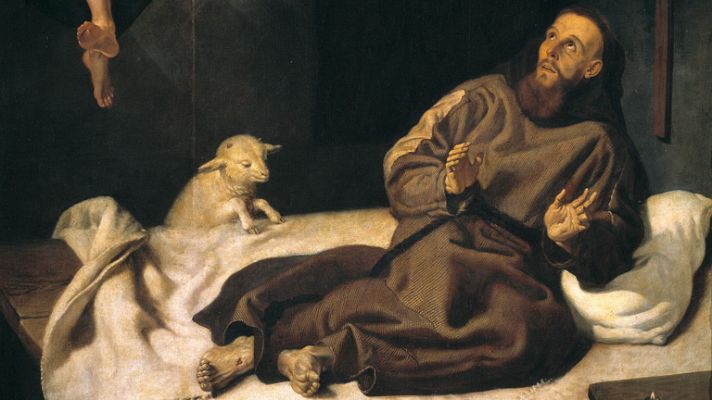 Mirar un cuadro - San Francisco confortado..(Ribalta)