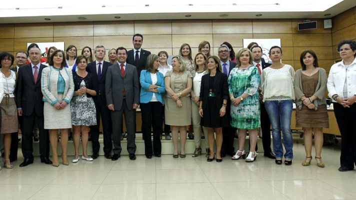 Telediario 1 - Texto contra violencia género