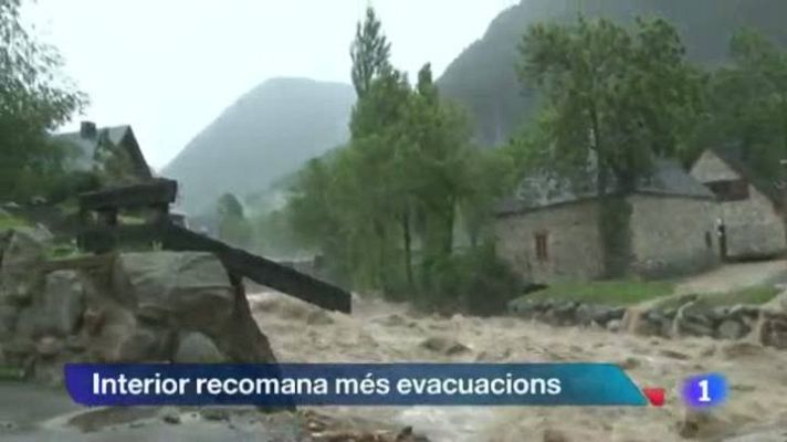 L'Informatiu - L'Informatiu - Emergència a la Vall d'Aran i el Pallars - 18/06/2013