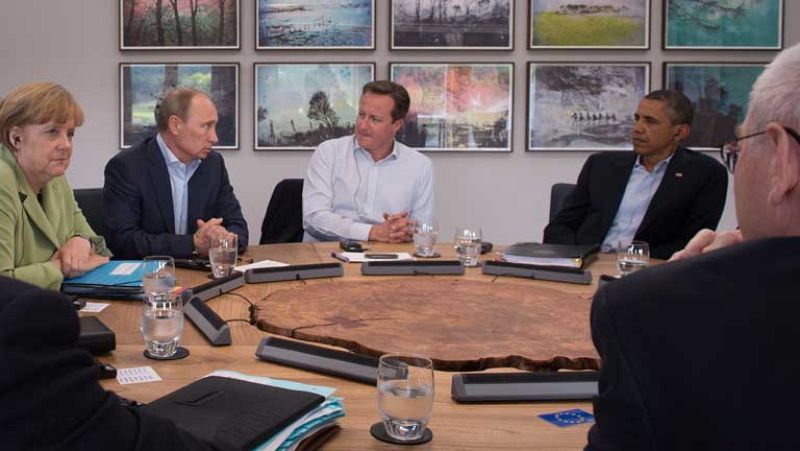 El G8 presiona para celebrar de una conferencia de paz sobre Siria "lo antes posible"