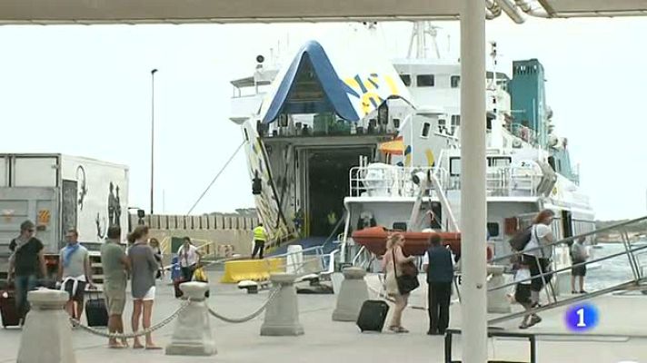Telediario 1 - Formentera sigue sin internet