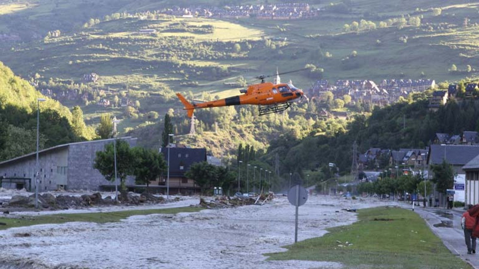 En el Valle de Arán esperan recuperar la normalidad tras las inundaciones