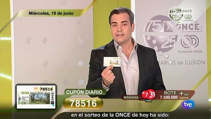 Sorteos ONCE - Sorteo ONCE - 19/06/13