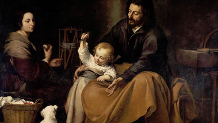 Mirar un cuadro - La Sagrada Familia del pajarito