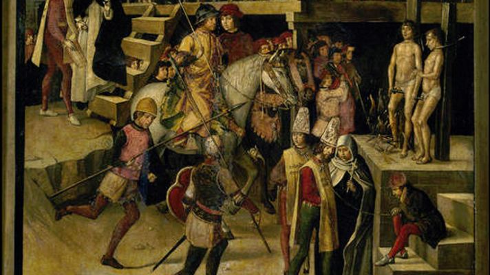 Mirar un cuadro - Auto de fe (Berruguete)