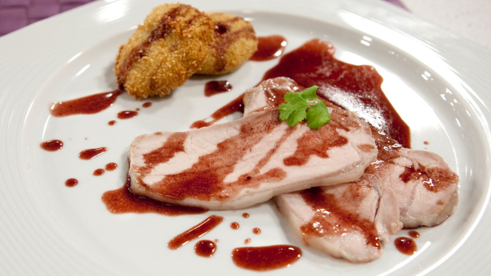 Saber Cocinar - Lomo a la sal con salsa de oporto