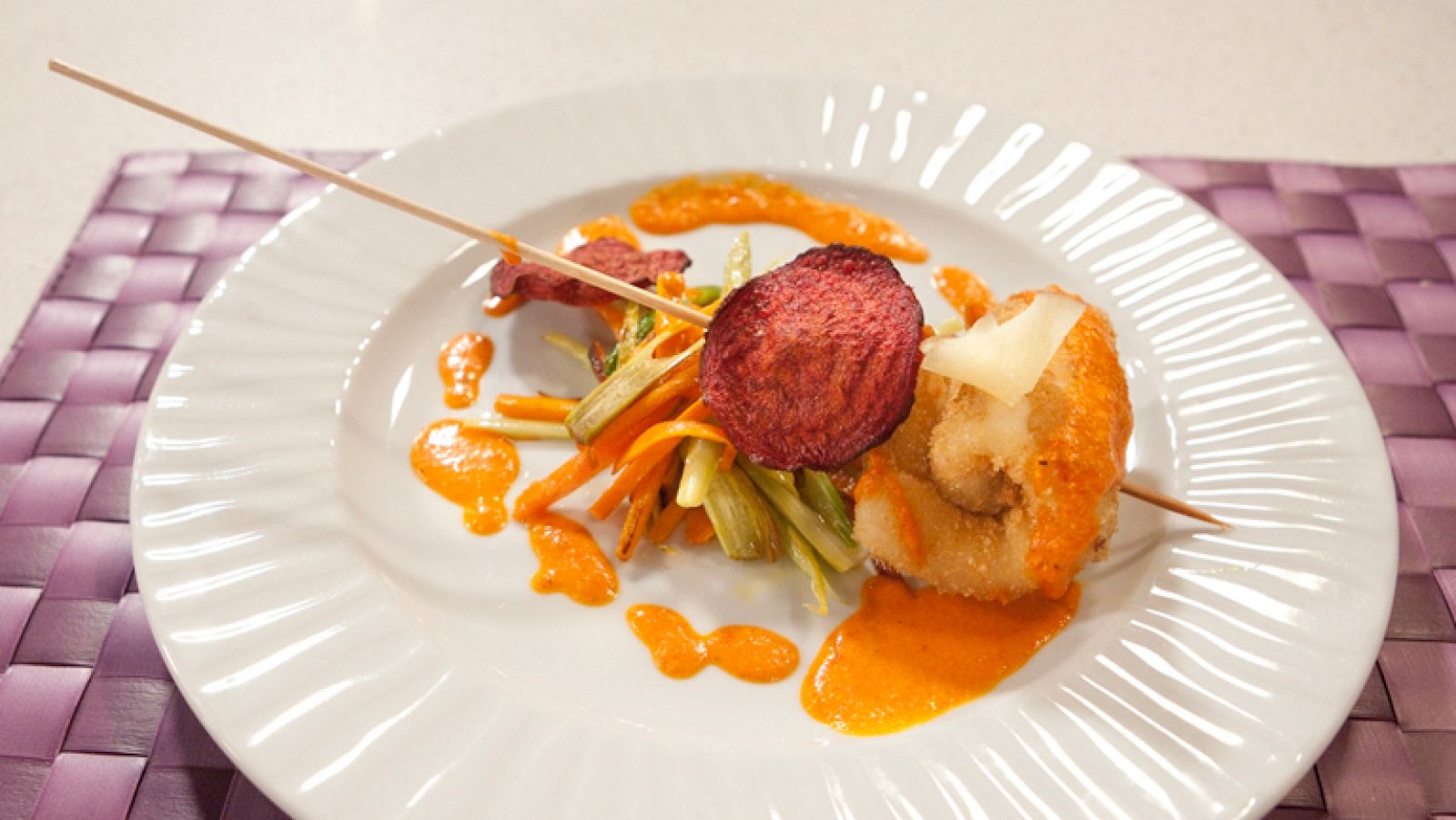 Saber Cocinar - Filetes de gallo almendrados con hinojo