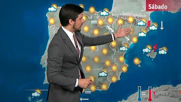 El tiempo - Nuboso en Galicia y Cantábrico, y viento fuerte en Canarias