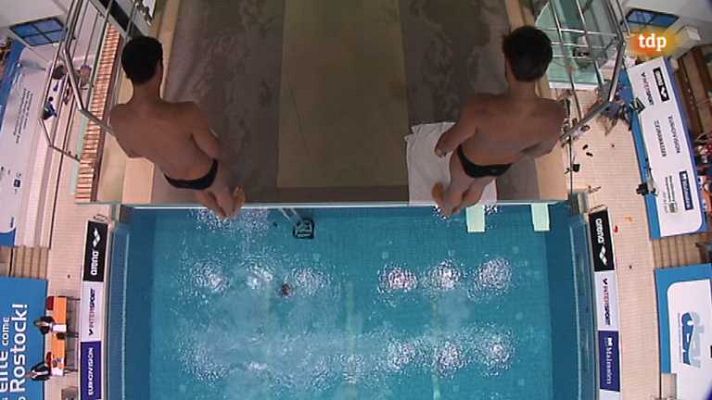 Natación - Saltos. Final 10 m. sincro. masc.