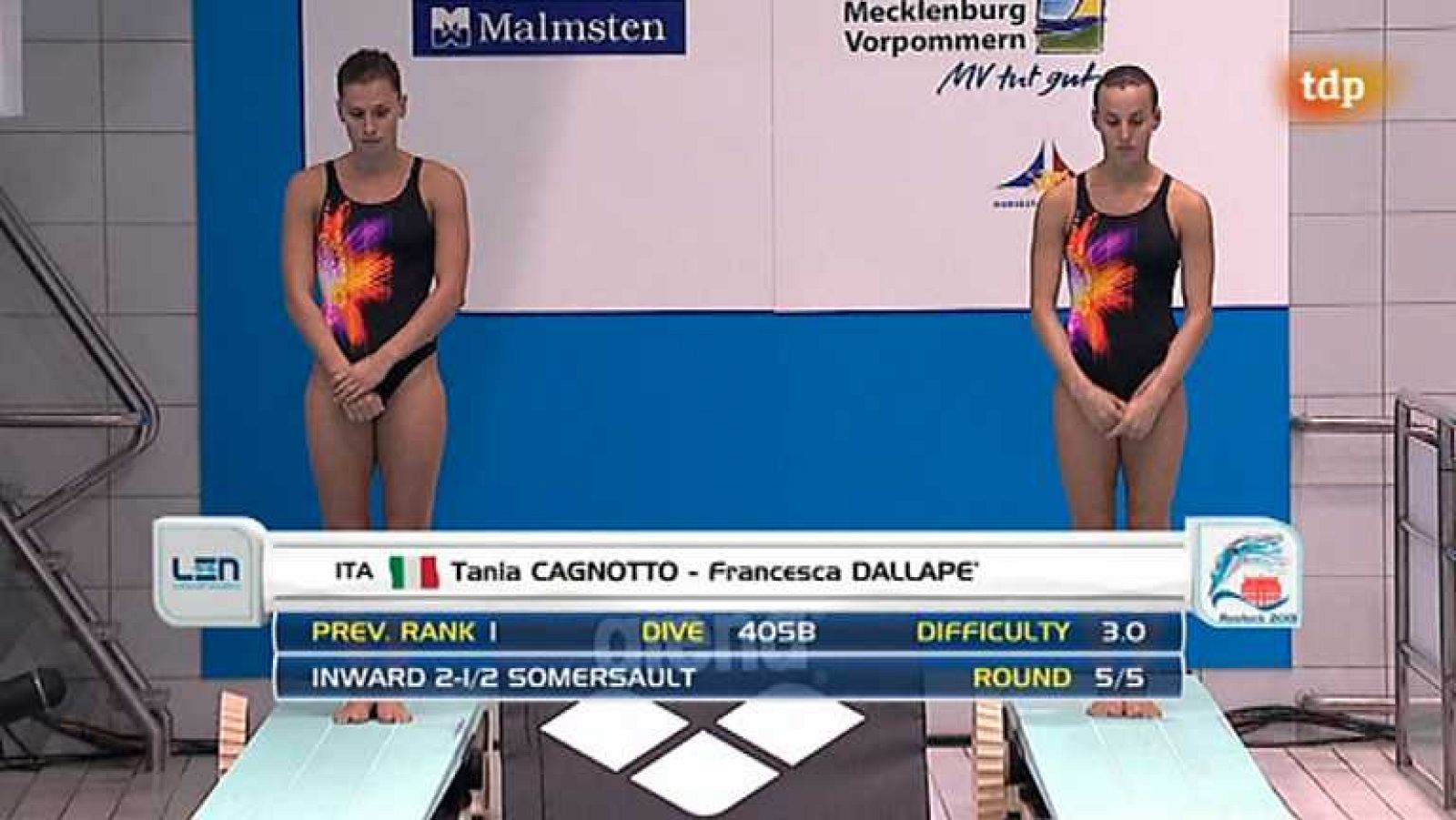 Natación - Campeonato de Europa de saltos. Final 3 metros sincronizado femenino - ver ahora