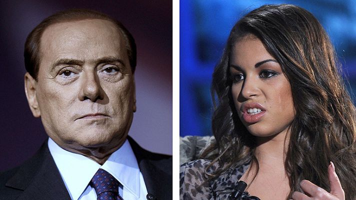 Telediario 1 - Condena a Berlusconi por caso Ruby
