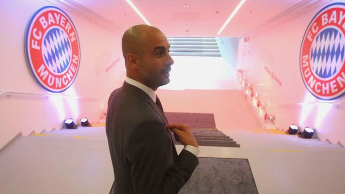 Telediario 1 - Pep levanta pasiones en Alemania