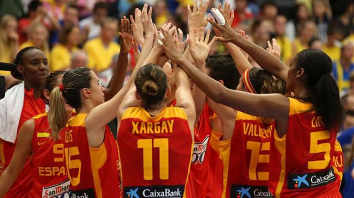 Telediario 1 - España gana a Turquía (61-48) y jugará en cuartos contra la República Checa