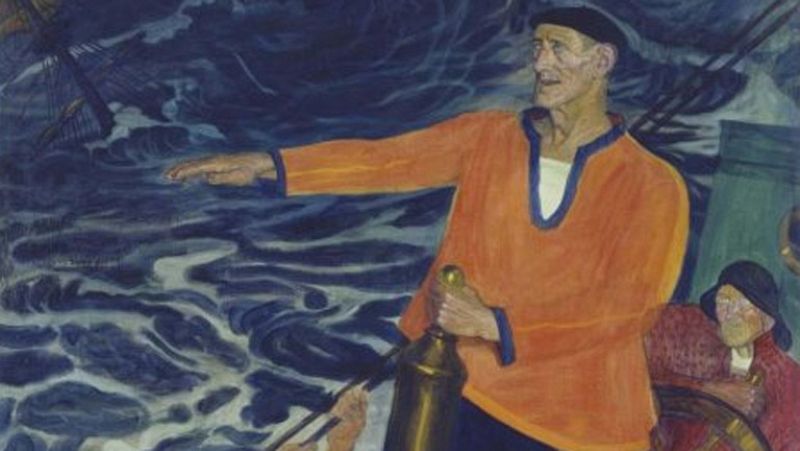 Mirar un cuadro - Marino vasco (Ram�n de Zubiaurre)