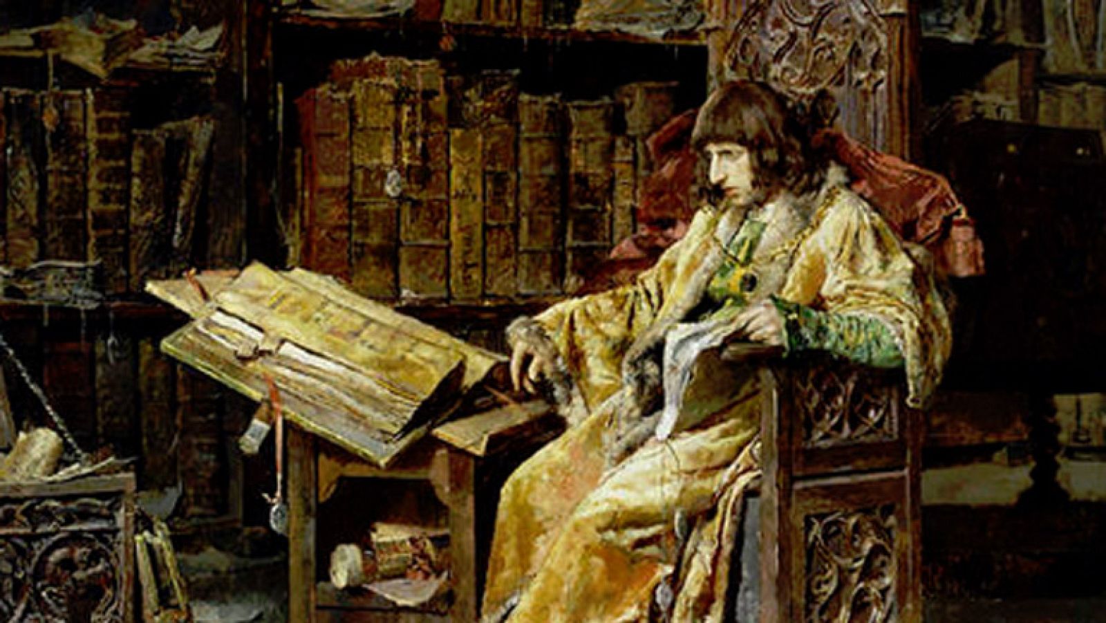 Mirar un cuadro - El príncipe de Viana (José Moreno Carbonero)