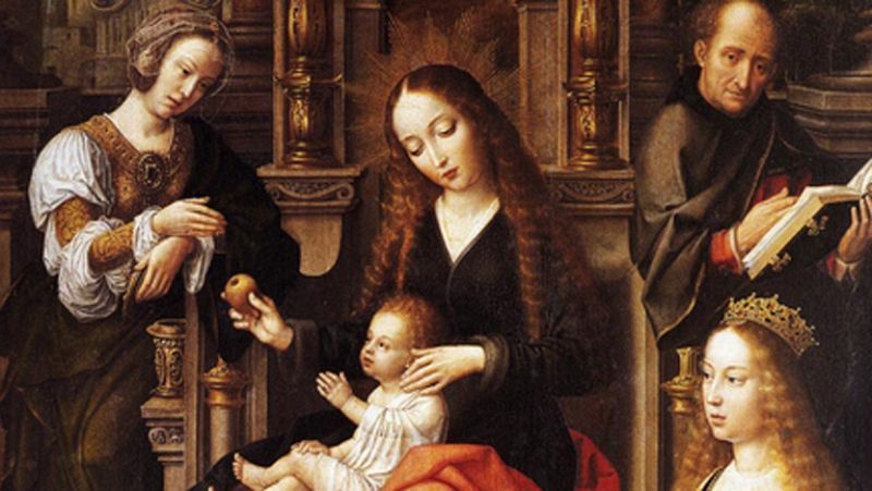 Mirar un cuadro - La virgen de la mosca (Fernando Gallego)