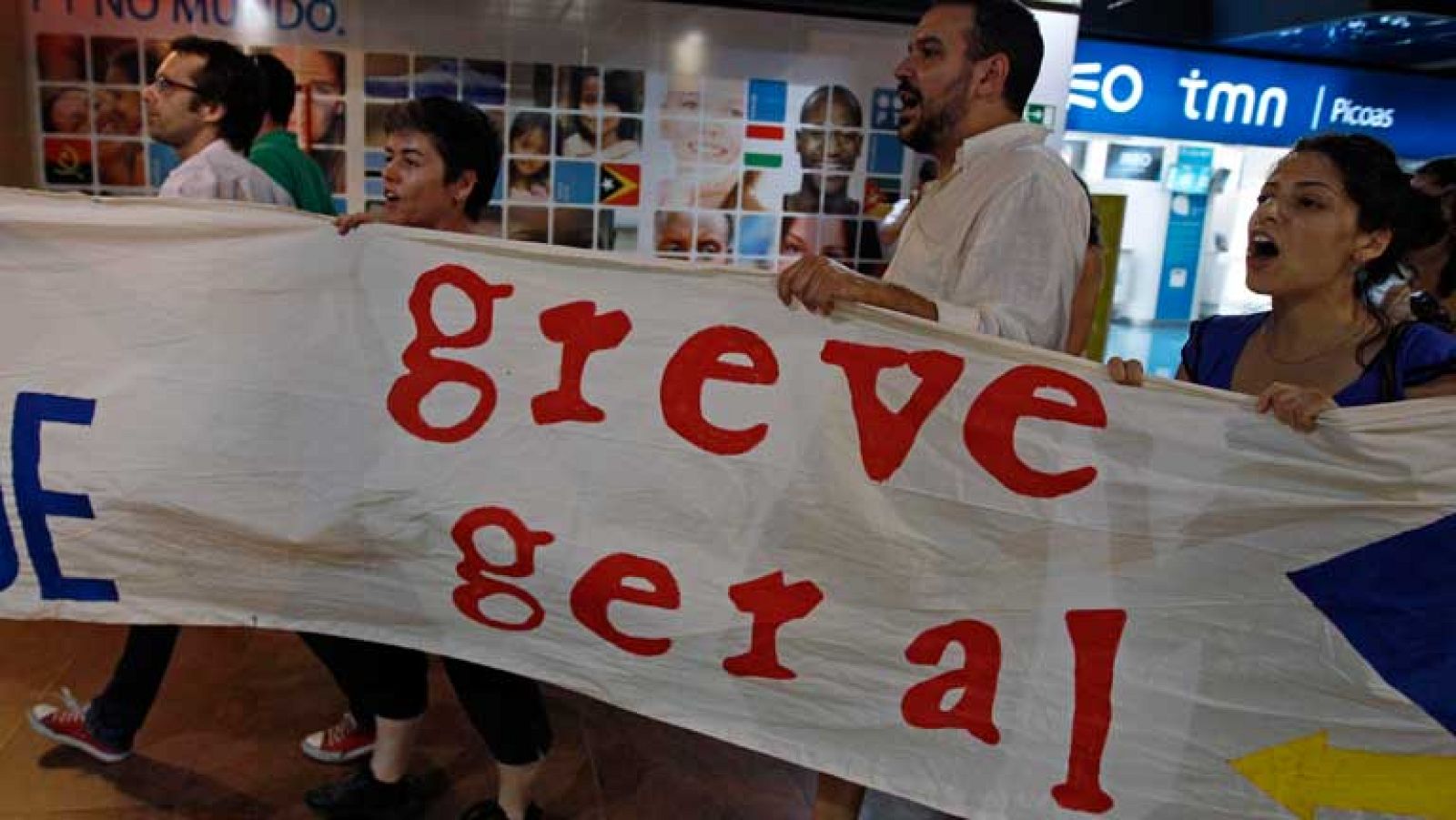 La huelga general en Portugal paraliza el metro, los trenes y parte del transporte urbano