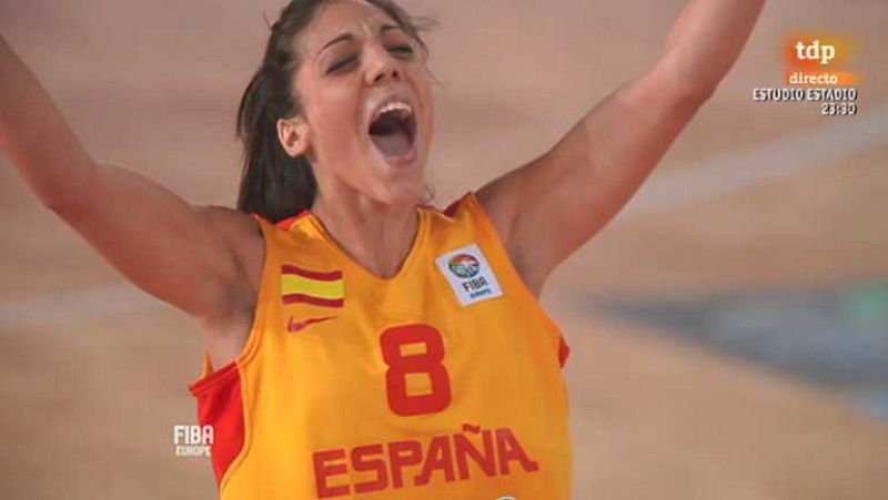 Baloncesto - Campeonato de Europa femenino. 1ª semifinal: España - Serbia