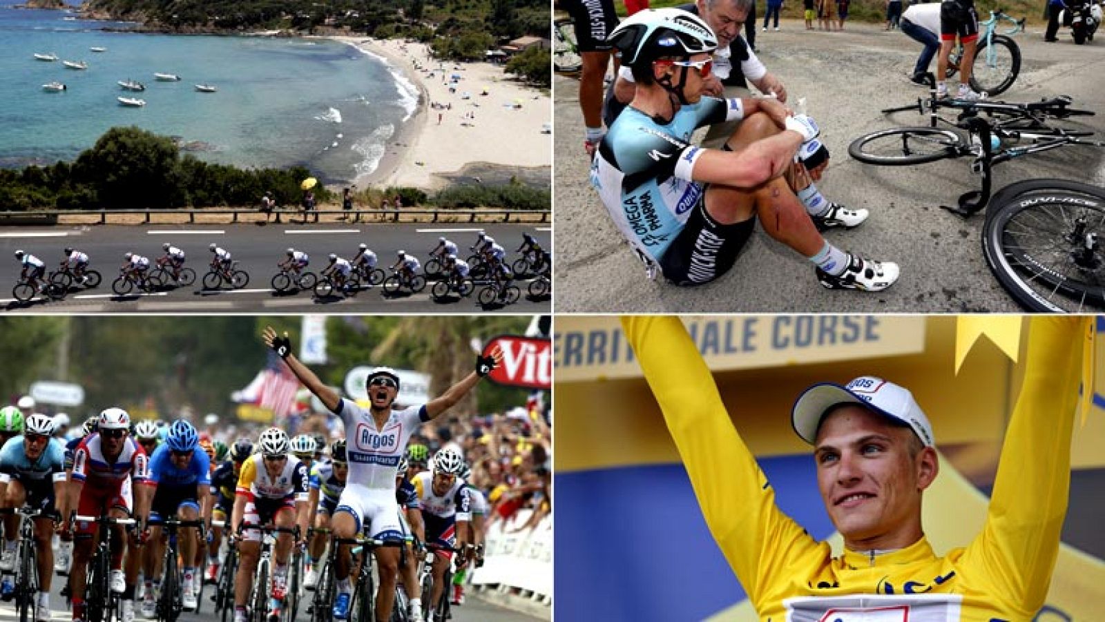 La primera etapa del Tour 2013, vista por los comentaristas de TVE