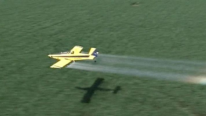 Telediario 1 - Empresas de fumigaciones aéreas