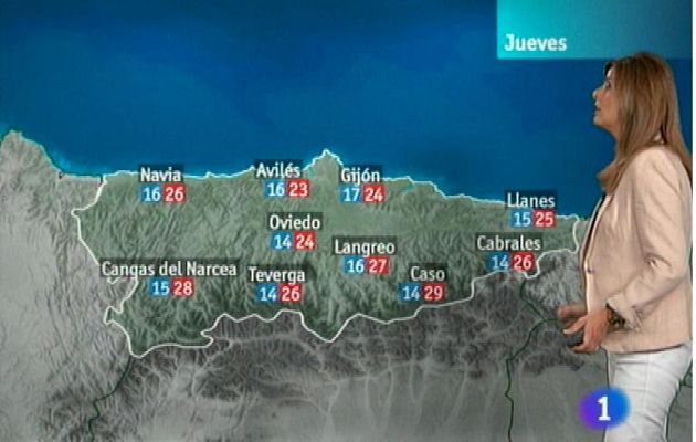 Panorama Regional - El tiempo en Asturias - 03/07/13