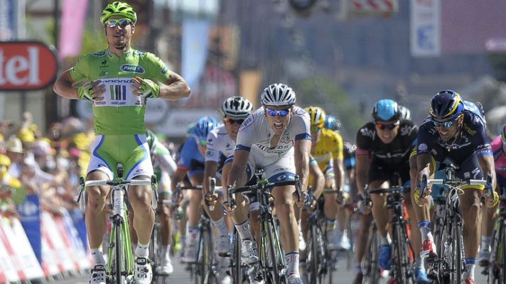 Telediario 1 - Primera victoria de Peter Sagan