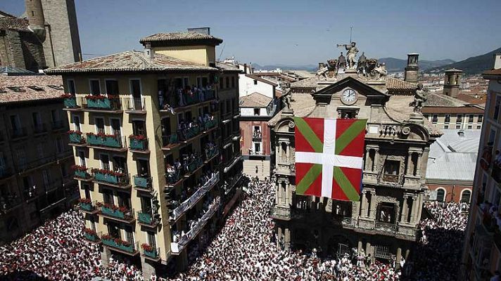 San Fermín - Chupinazo accidentado