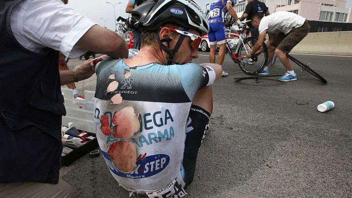 Tour de Francia - Tony Martin continúa en el Tour a pesar de sus heridas
