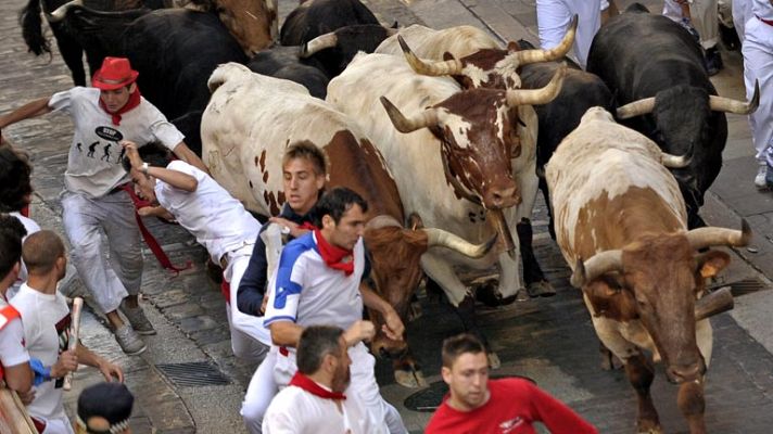 San Fermín - Un manso se da la vuelta