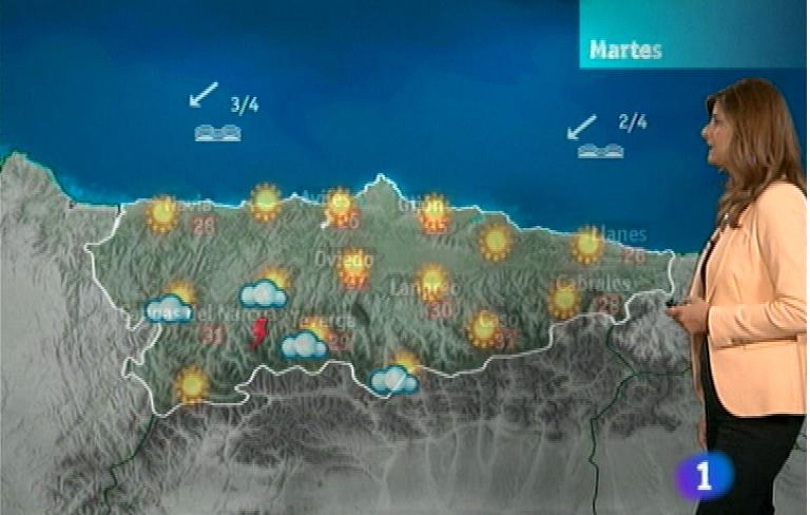 El tiempo en Asturias - 08/07/13 | Ver