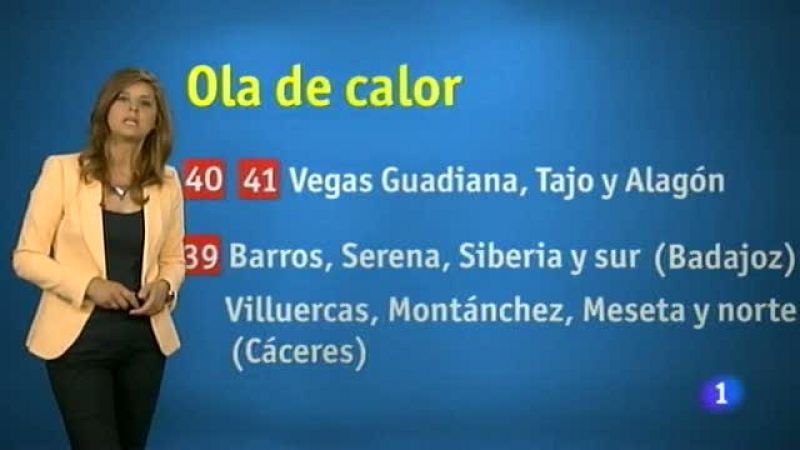 El tiempo en Extremadura - 08/07/13 | Ver