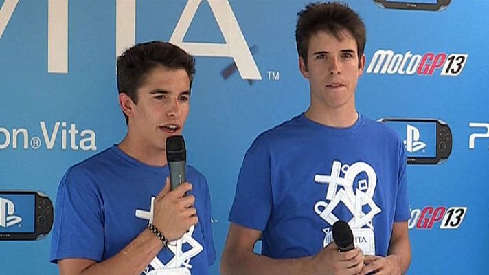 Telediario 1 - Los hermanos Márquez, Marc y Álex,preparan la prueba del domingo en Alemania