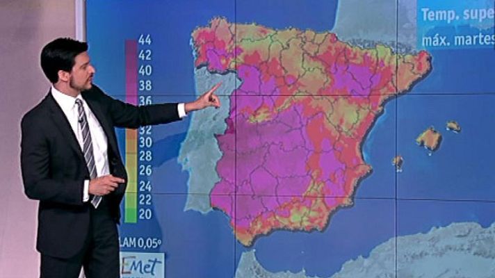 El tiempo - Altas temperaturas en el sur, el oeste y el valle del Ebro