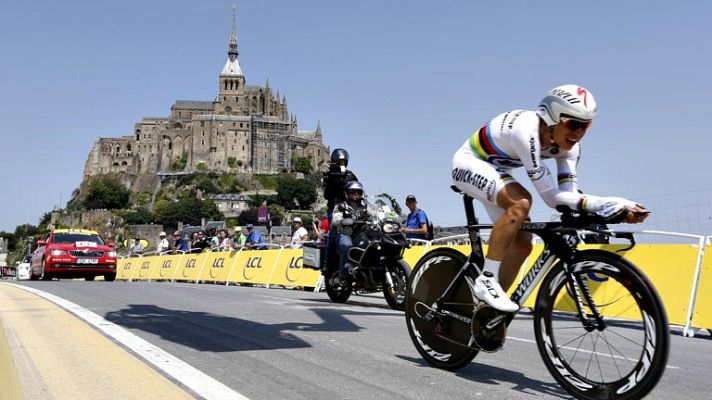 Tour de Francia - Tony Martin marca el mejor tiempo en la crono de Mont-Saint-Michel