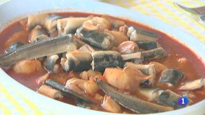 Somos DietaMediterránea - Anguila y All i Pebre