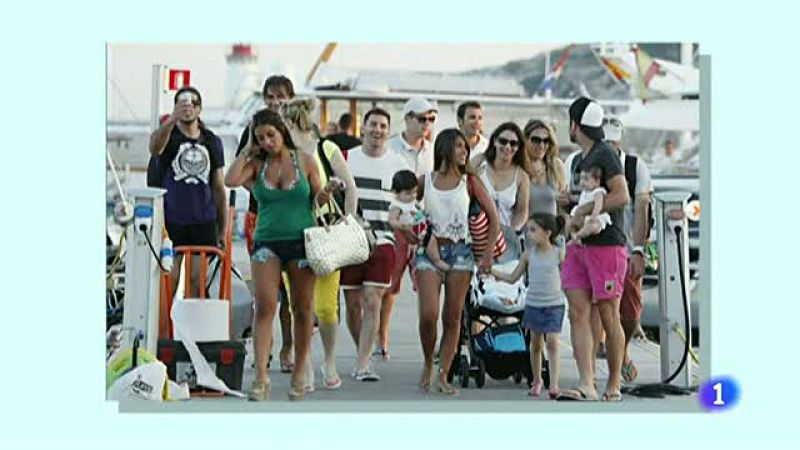 Messi apura sus vacaciones con compañeros