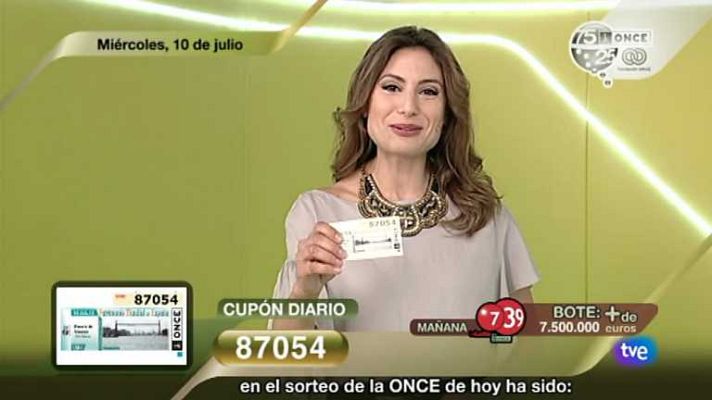 Sorteos ONCE - Sorteo ONCE - 10/07/13