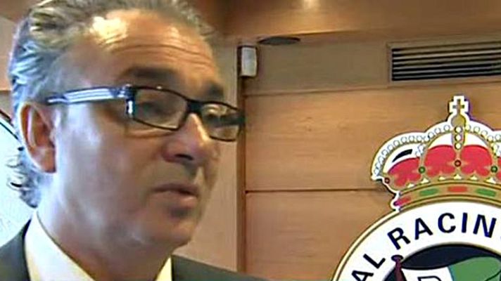 Telediario 1 - El presidente del Racing rechaza el informe de la UEFA