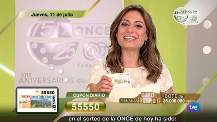 Sorteos ONCE - Sorteo ONCE - 11/07/13