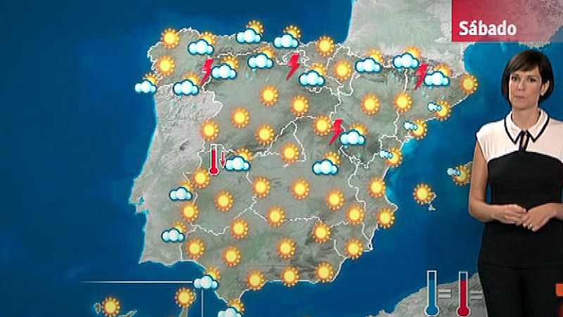 Fuertes tormentas en montañas del norte peninsular