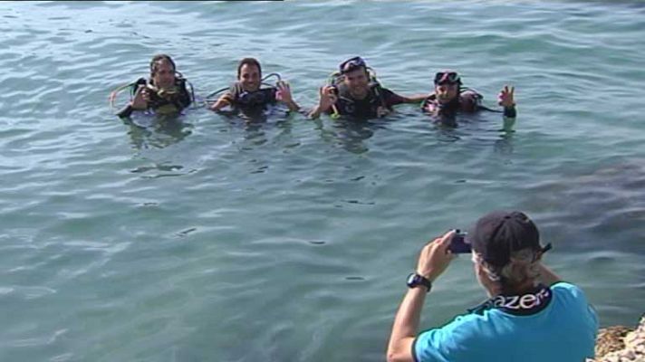 Telediario 1 - Buceo solidario