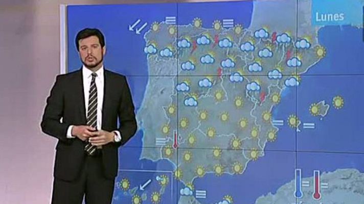 El tiempo - Tormentas en el norte peninsular mientras que lucirá el sol en el resto del país