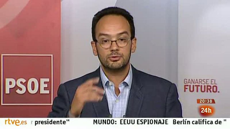 PSOE lamenta que España tenga un presidente del Gobierno "susceptible de ser chantajeado"