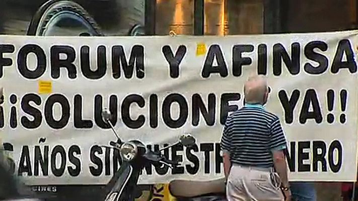 Telediario 1 - Procesados 14 cargos de AFINSA