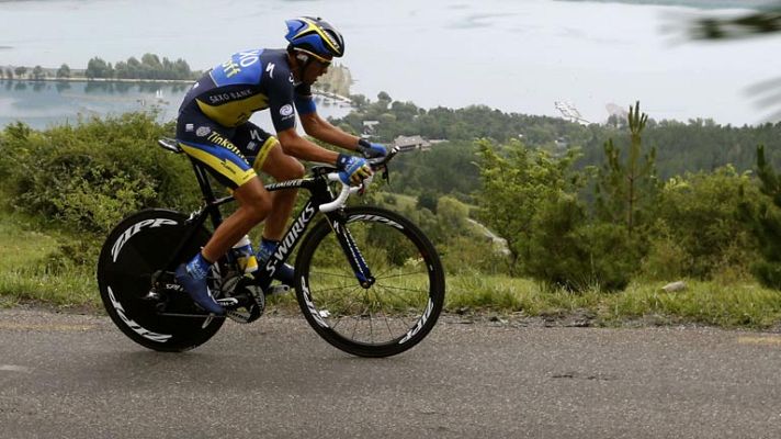 Tour de Francia - Contador se queda a nueve segundos de la victoria en la contrarreloj