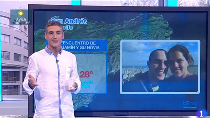 España Directo - España Directo- Albert prevé el tiempo para el reencuentro de dos enamorados