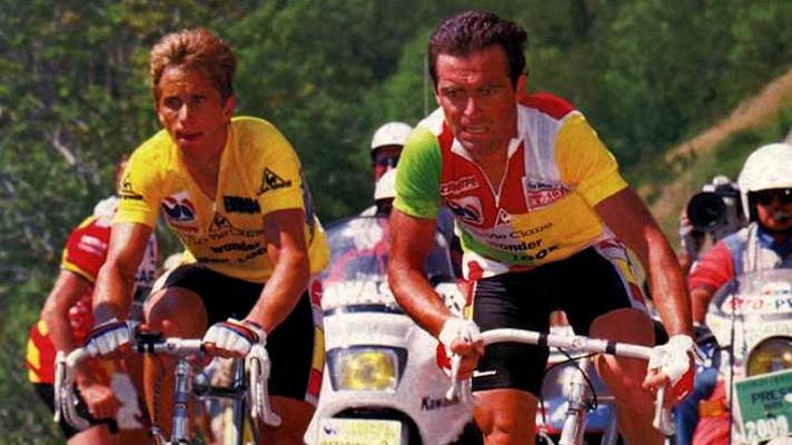 Tour de Francia - Hinault y Lemond vuelven juntos a Alpe D'Huez después de su gesta del 86