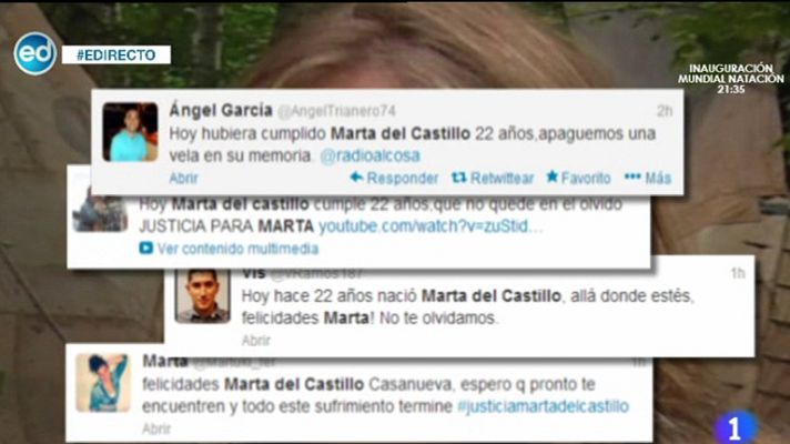 España Directo - España Directo- Twitter recuerda a Marta del Castillo el día de su cumpleaños